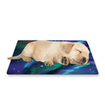 Aurora Howling Wolf Spirit Print Pet Cooling Mat Cover