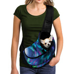 Aurora Howling Wolf Spirit Print Pet Sling Carrier