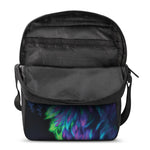Aurora Howling Wolf Spirit Print Rectangular Crossbody Bag