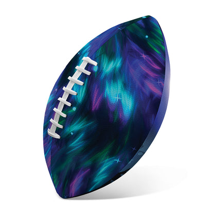 Aurora Howling Wolf Spirit Print Rugby Ball