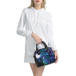 Aurora Howling Wolf Spirit Print Shoulder Handbag