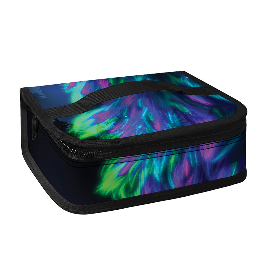 Aurora Howling Wolf Spirit Print Small Lunch Bag