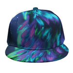 Aurora Howling Wolf Spirit Print Snapback Cap