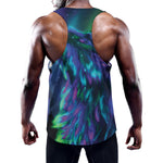 Aurora Howling Wolf Spirit Print Training Tank Top