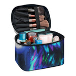 Aurora Howling Wolf Spirit Print Travel Makeup Bag