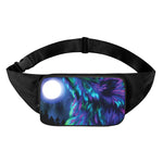 Aurora Howling Wolf Spirit Print Waist Bag