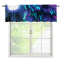 Aurora Howling Wolf Spirit Print Window Valance