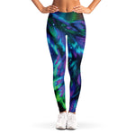 Aurora Howling Wolf Spirit Print Women's Leggings