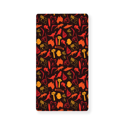 Australia Country Pattern Print Baby Crib Sheet