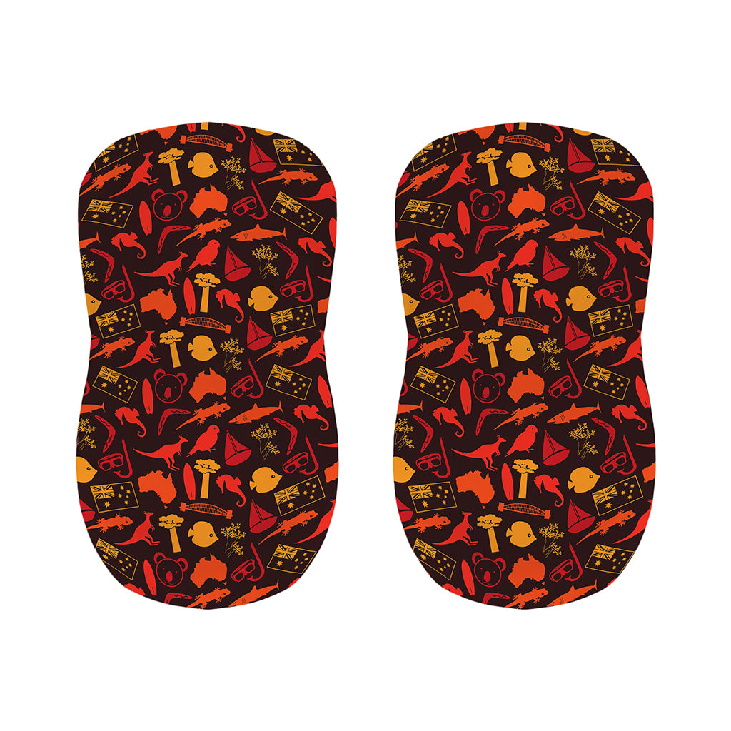 Australia Country Pattern Print Bar Stool Covers