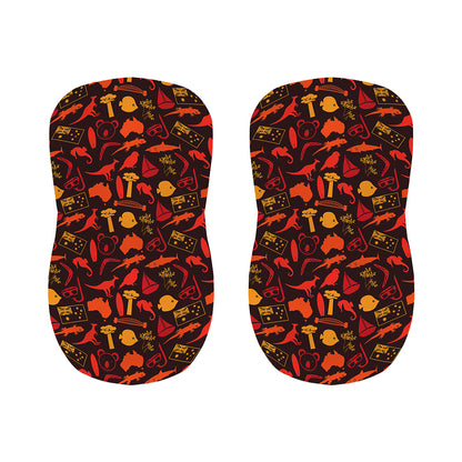 Australia Country Pattern Print Bar Stool Covers