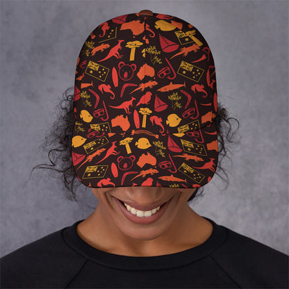 Australia Country Pattern Print Baseball Cap