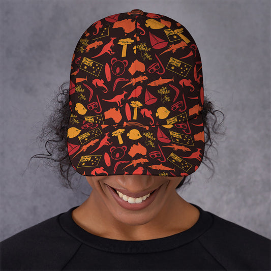 Australia Country Pattern Print Baseball Cap