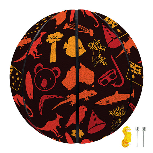Australia Country Pattern Print Basketball