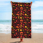 Australia Country Pattern Print Beach Towel