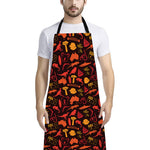 Australia Country Pattern Print Bib Apron With Pocket
