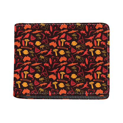 Australia Country Pattern Print Bifold Wallet