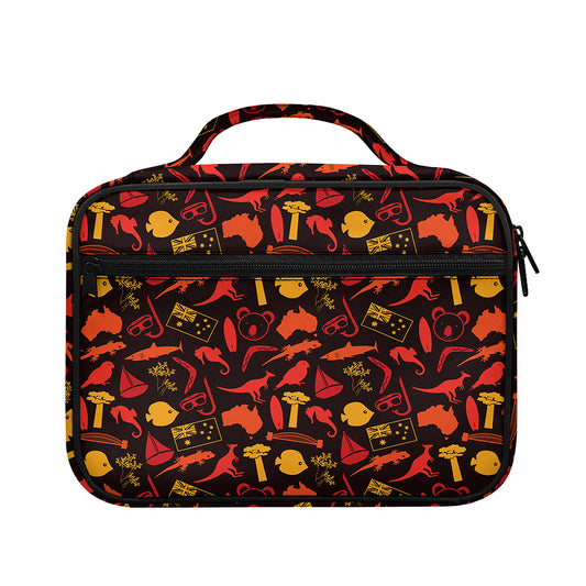 Australia Country Pattern Print Briefcase Bible Bag