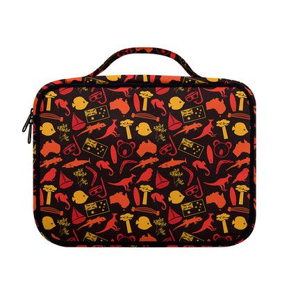 Australia Country Pattern Print Briefcase Bible Bag