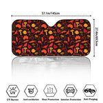 Australia Country Pattern Print Car Windshield Sun Shade