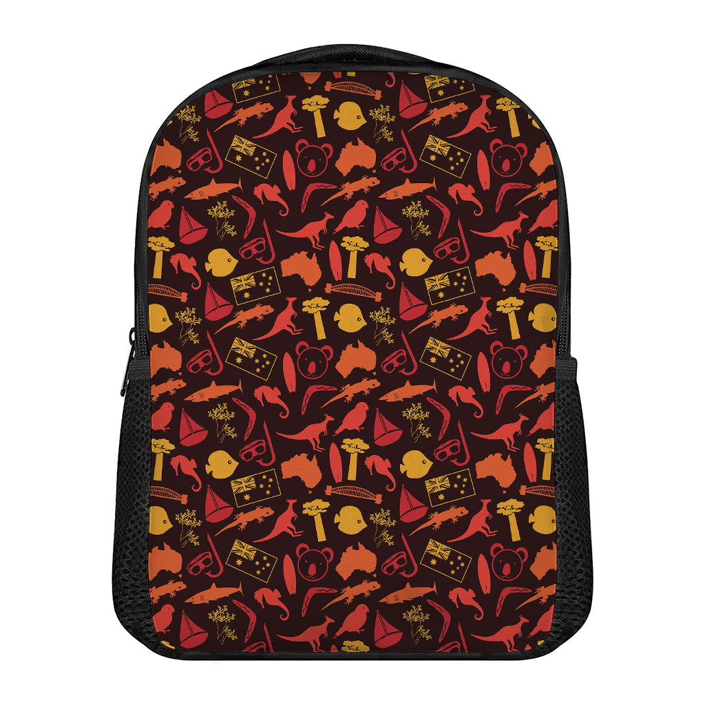 Australia Country Pattern Print Casual Backpack
