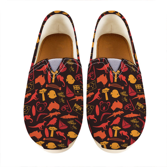 Australia Country Pattern Print Casual Shoes
