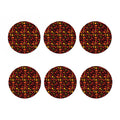 Australia Country Pattern Print Coaster Set