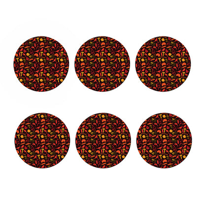 Australia Country Pattern Print Coaster Set