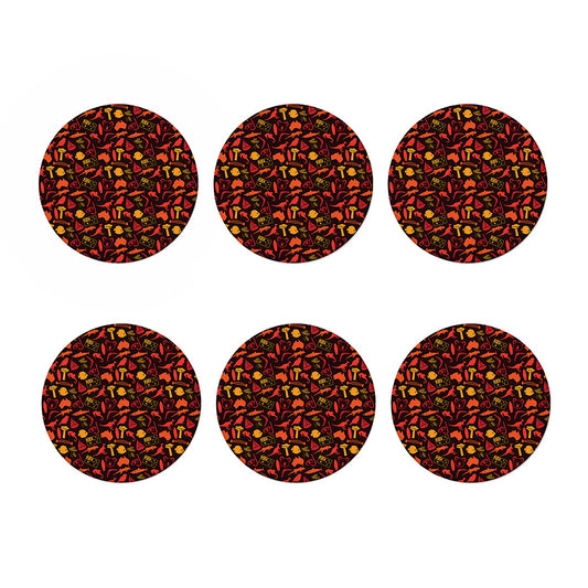 Australia Country Pattern Print Coaster Set