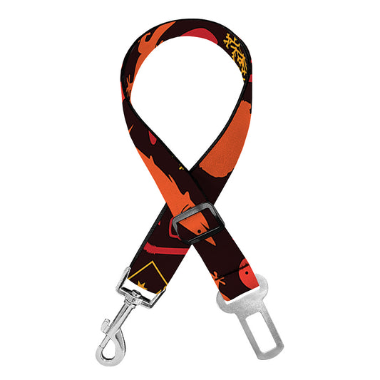 Australia Country Pattern Print Dog Seat Belt