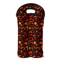 Australia Country Pattern Print Double Neoprene Wine Tote
