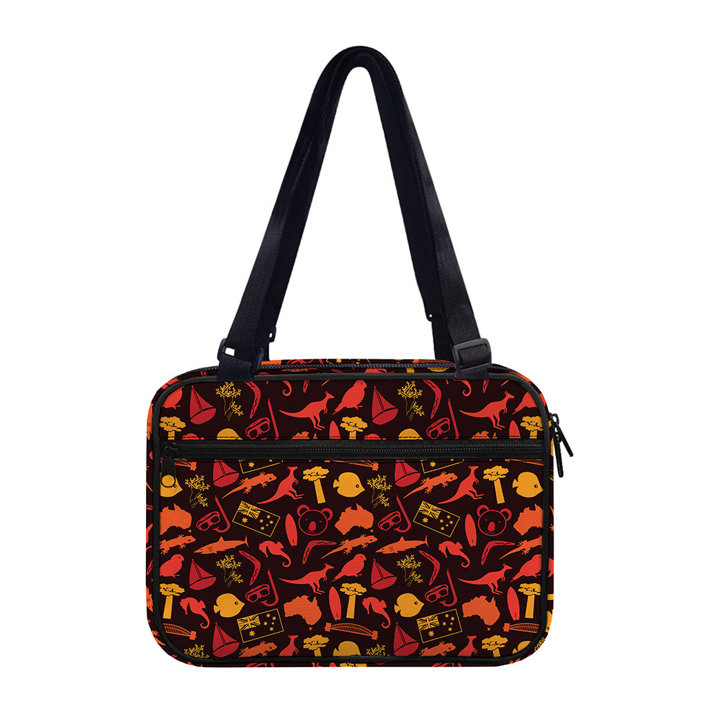 Australia Country Pattern Print Double Strap Bible Bag