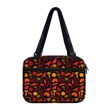 Australia Country Pattern Print Double Strap Bible Bag