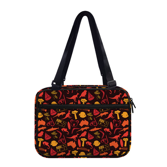 Australia Country Pattern Print Double Strap Bible Bag