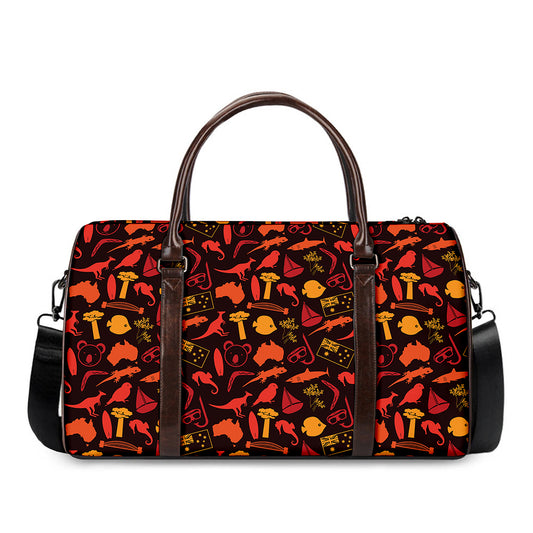 Australia Country Pattern Print Duffle Bag