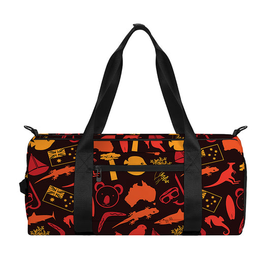 Australia Country Pattern Print Gym Bag