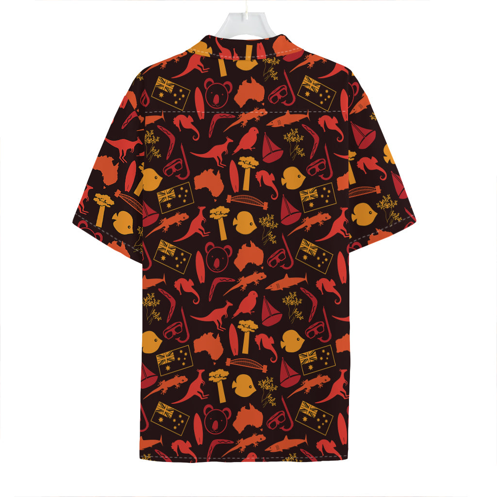Australia Country Pattern Print Hawaiian Shirt