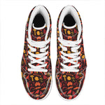 Australia Country Pattern Print High Top Leather Sneakers