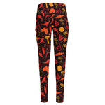Australia Country Pattern Print High-Waisted Pocket Leggings
