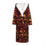 Australia Country Pattern Print Hooded Bathrobe