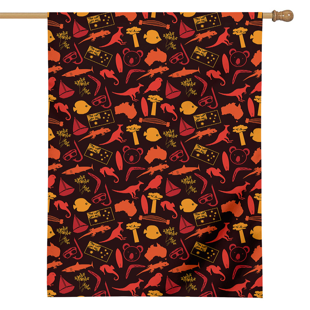 Australia Country Pattern Print House Flag