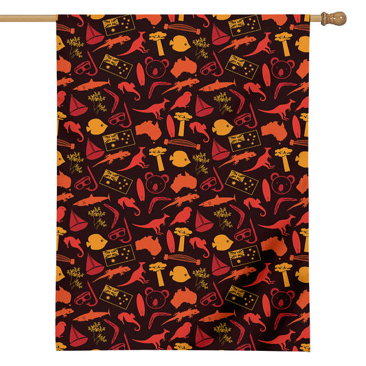 Australia Country Pattern Print House Flag