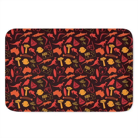 Australia Country Pattern Print Indoor Door Mat