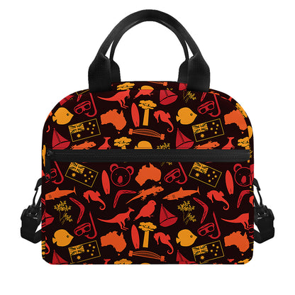 Australia Country Pattern Print Insulated Lunch Bag