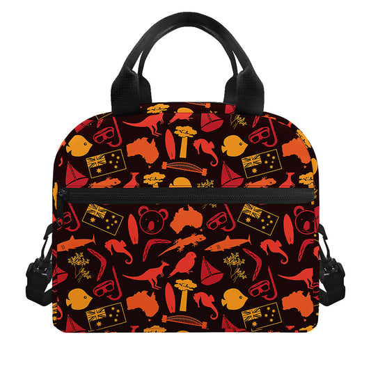 Australia Country Pattern Print Insulated Lunch Bag