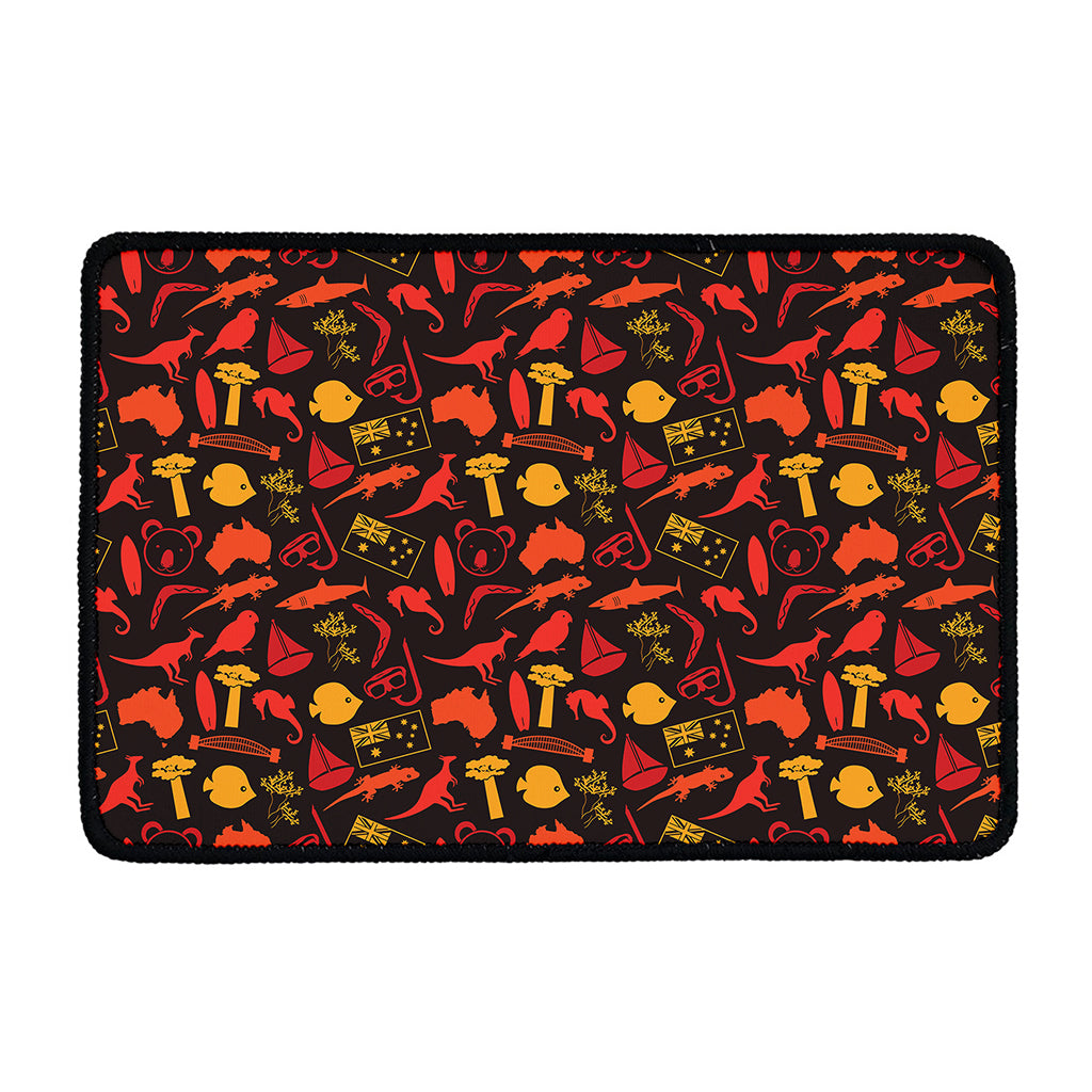 Australia Country Pattern Print Kitchen Mat