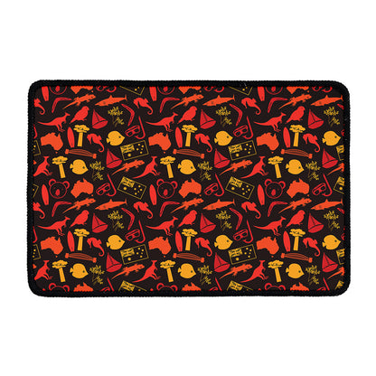Australia Country Pattern Print Kitchen Mat