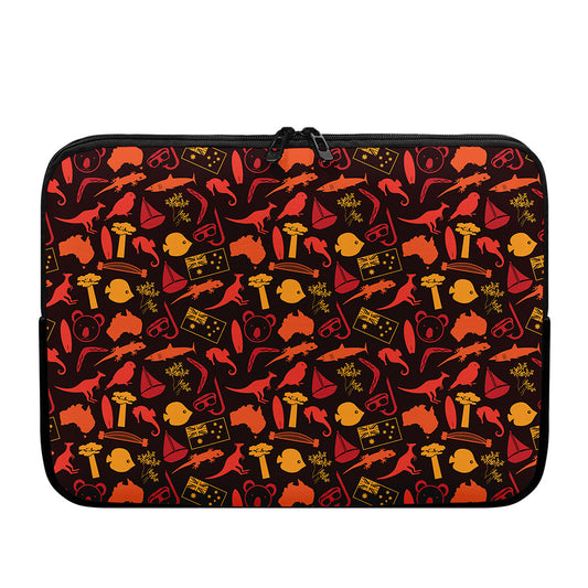Australia Country Pattern Print Laptop Sleeve