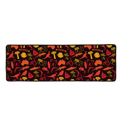 Australia Country Pattern Print Long Kitchen Mat