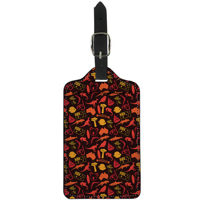 Australia Country Pattern Print Luggage Tag